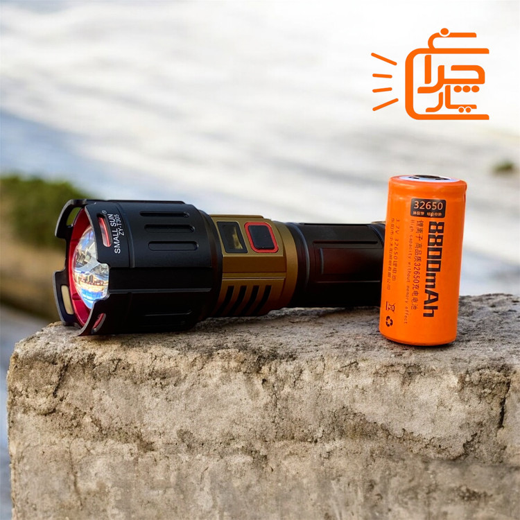 چراغ قوه پلیسی اسمال سان T305 اورجینال قدرتمند